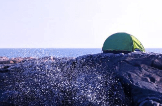 Uninhabited Island in Arabian Sea