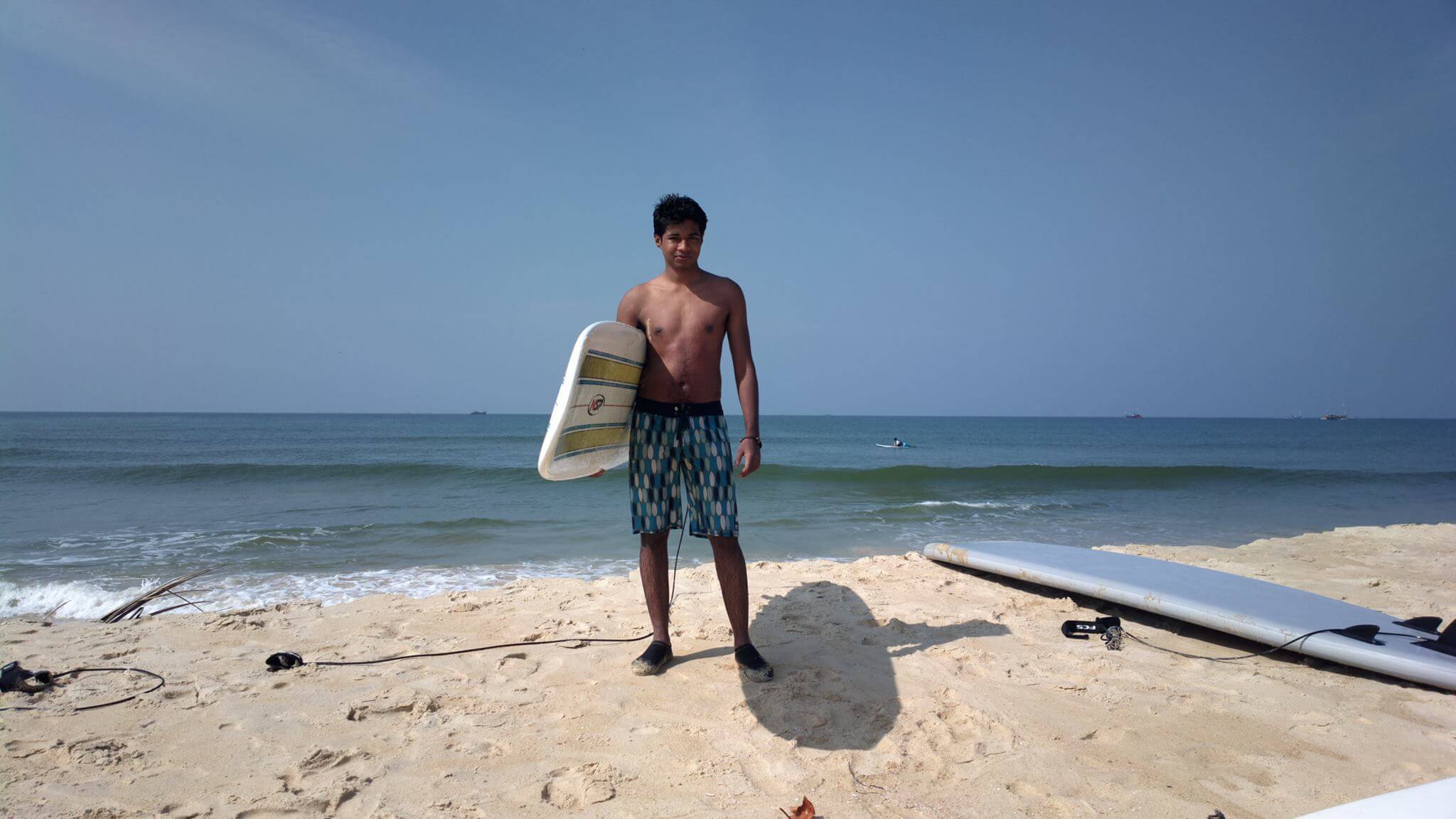 surfing at mulki