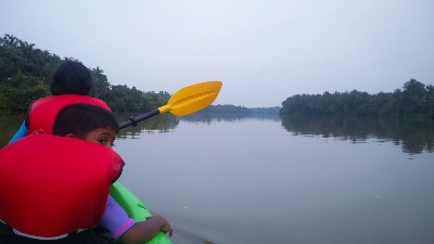 colourful kayaks