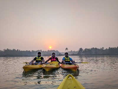 sunrise on kayak